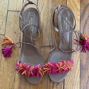 Aquazzura Wild thing 50 block heel sandals sz 40.5